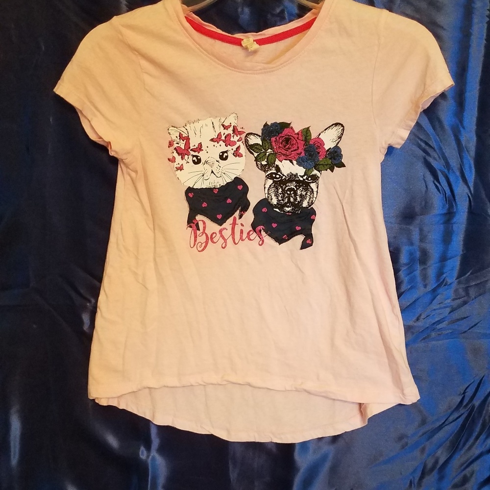 Pink Love@FirstSight girls t-shirt with kittens